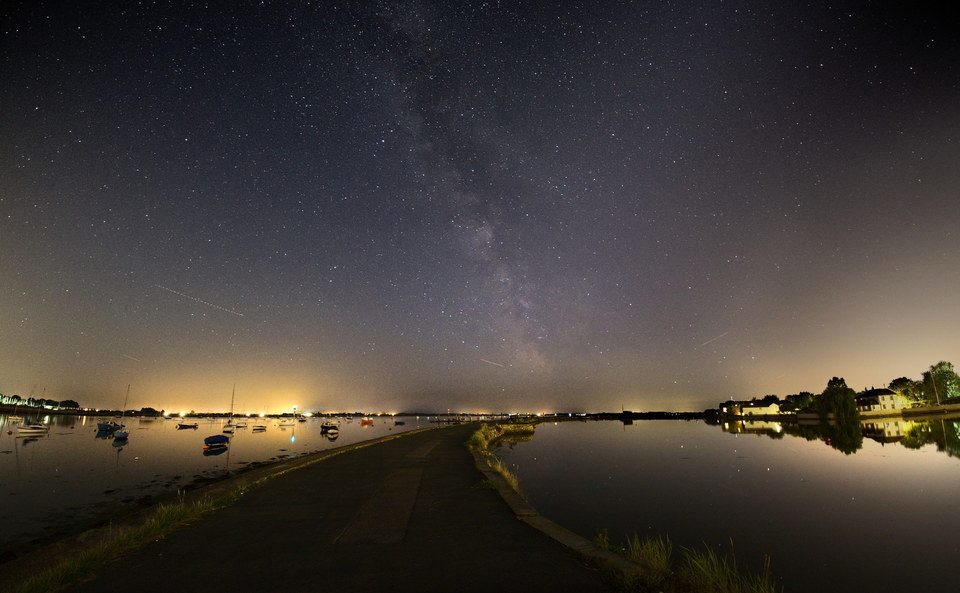 The Milkyway over Emsworth Harbour