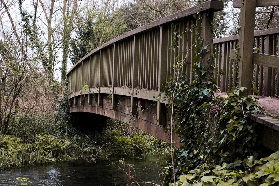 FUJIFILM X-E2 35.0 mm f8.0 1/125s Bridge into Emsworth Nature Reserve