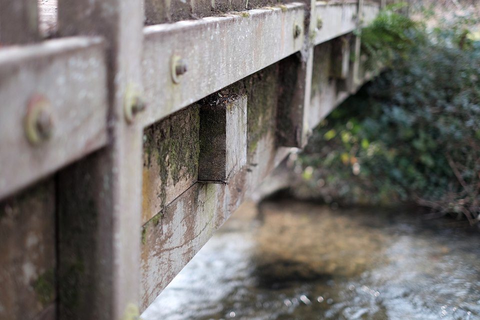 Pedestrian Bridge into Emsworth Nature Reserve