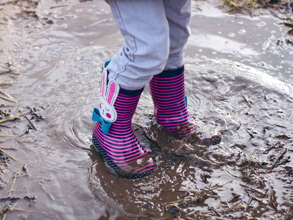 Puddle splashing