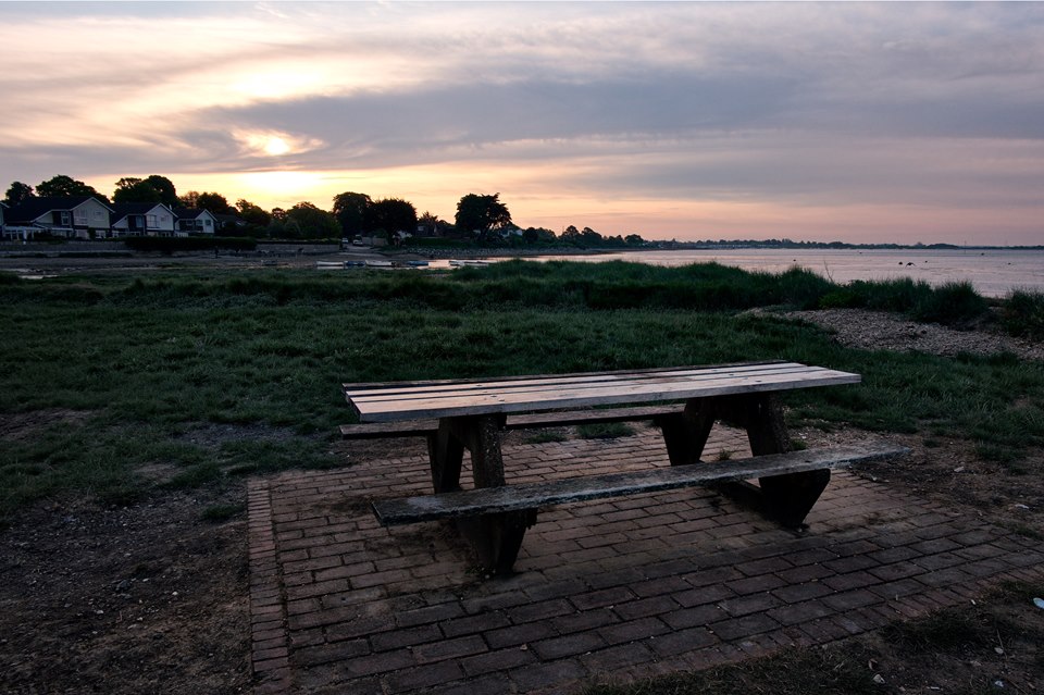 Picnic Bench Sunrise