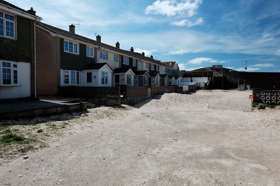 Houses by the beach