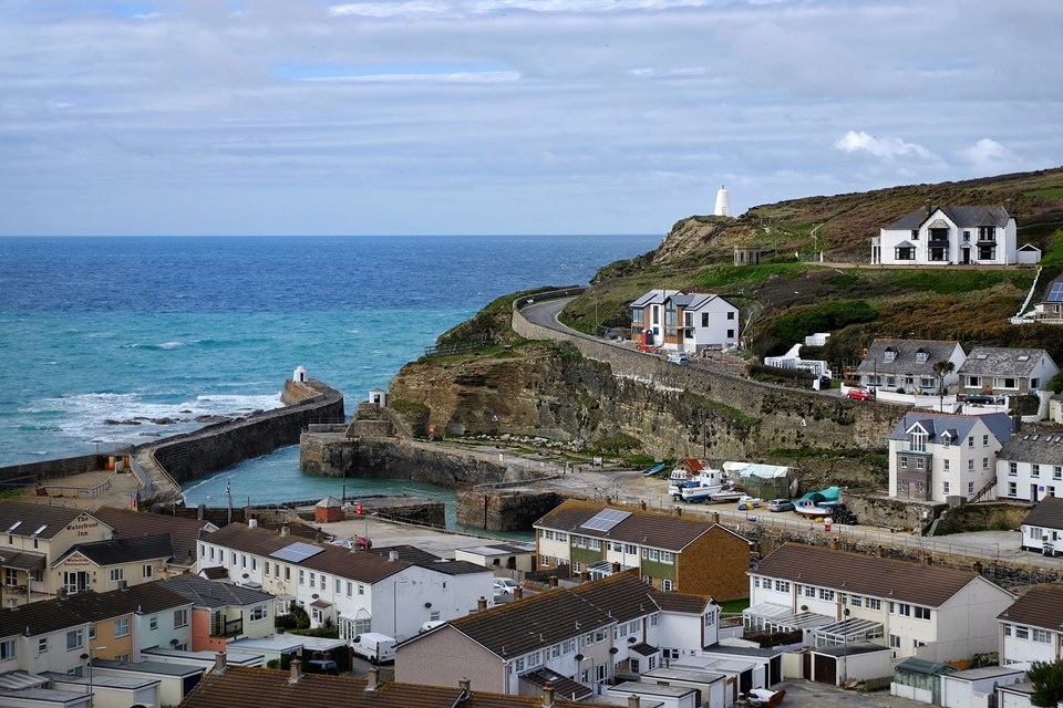 Portreath Harbour and Pepperpot
